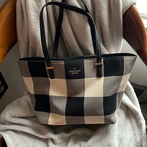 Kate spade plaid purse
